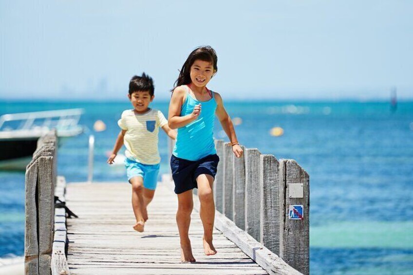 One of the many beaches at Rottnest