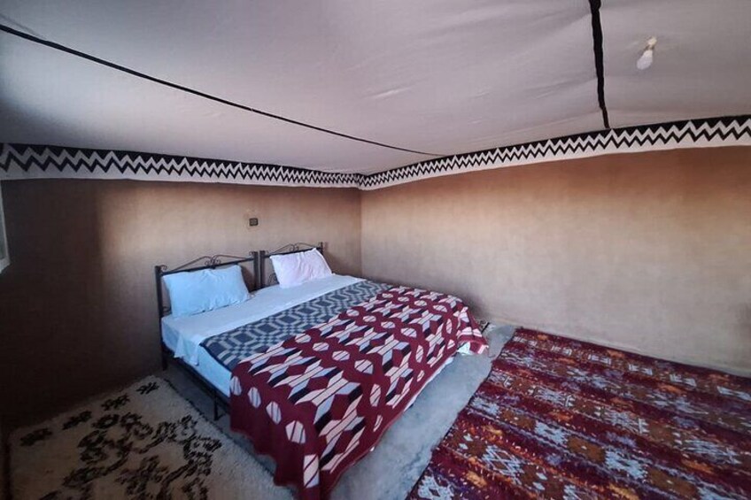 Tent in Erg Chigaga camp