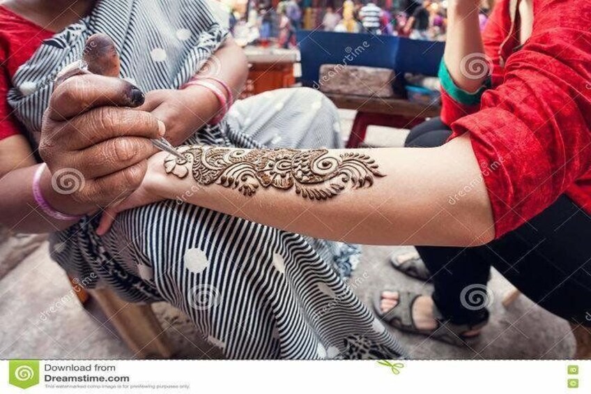 Henna application
