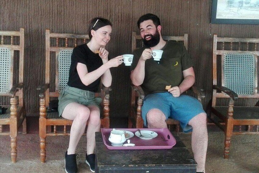 Tea time at safari lodge