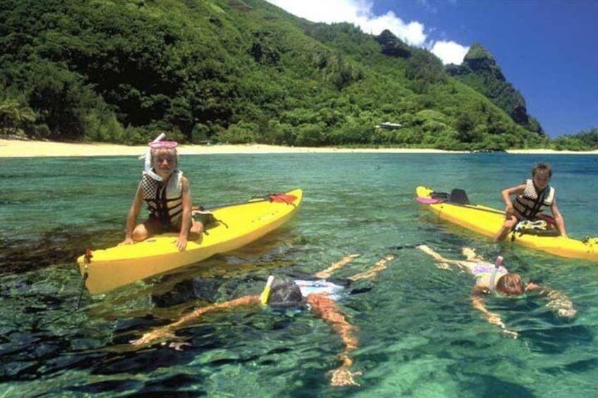 Hanalei Bay Kayak and Snorkel Tour