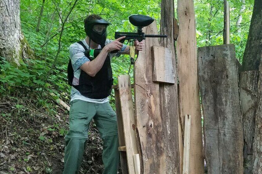 Show item 3 of 4. Woodsball at Adventure Valley