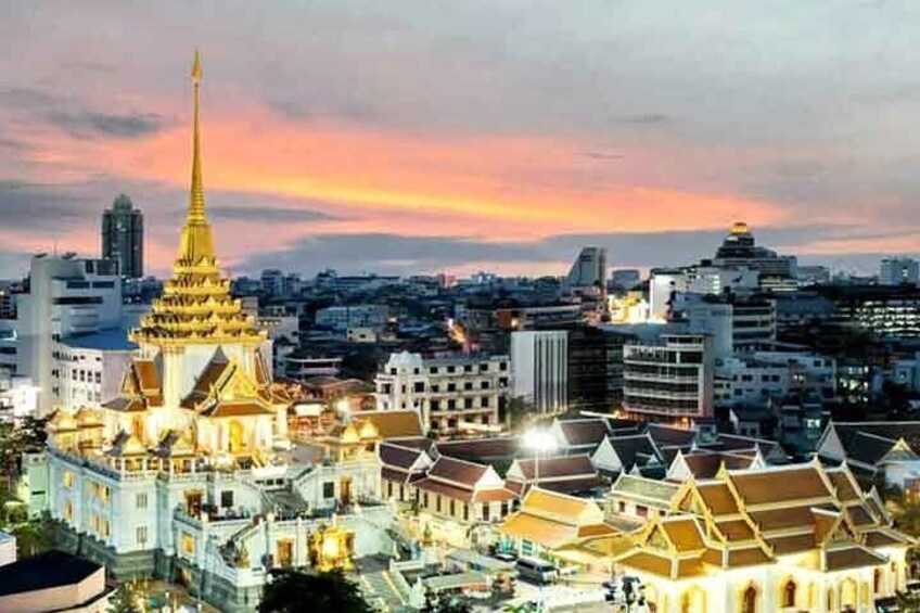 Bangkok Temple, City and Gems Gallery Tour
