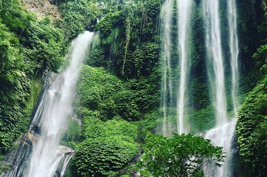Sekumpul Waterfalls Hiking Tour with Ulun Danu Bratan Temple