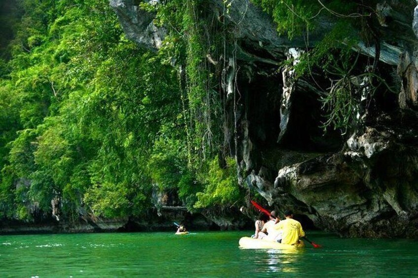 Premium Sea Canoeing Trip at Phang Nga Bay Speed Boat Tour