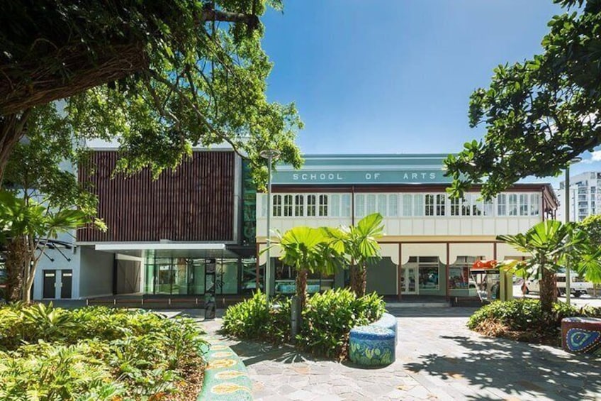 The Cairns Museum is two blocks walk from Cairns Esplanade and the Cairns Cruise Liner Terminal
- Cnr Lake and Shields Streets, Cairns
- (within) Cairns School of Arts building
