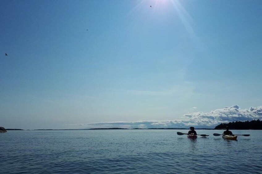 Kayak in the archipelago