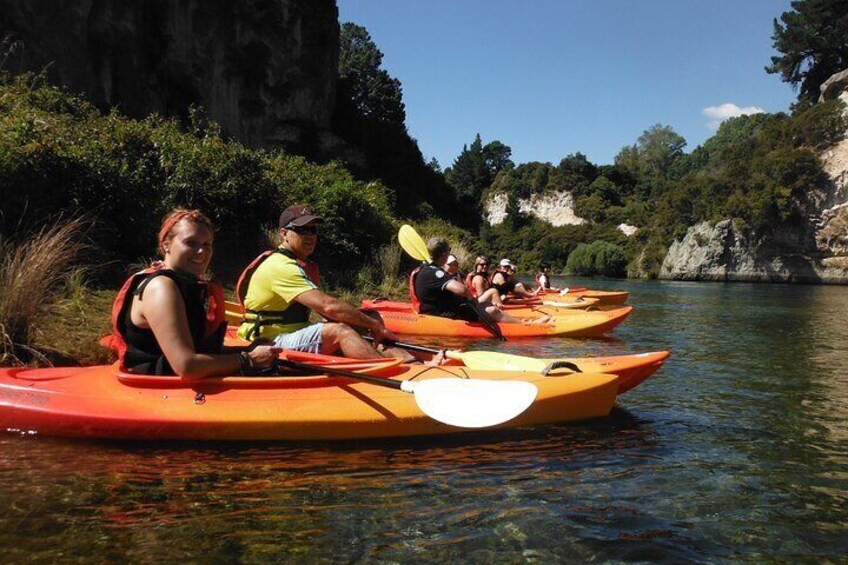 Kayak the Waikato River Taupo