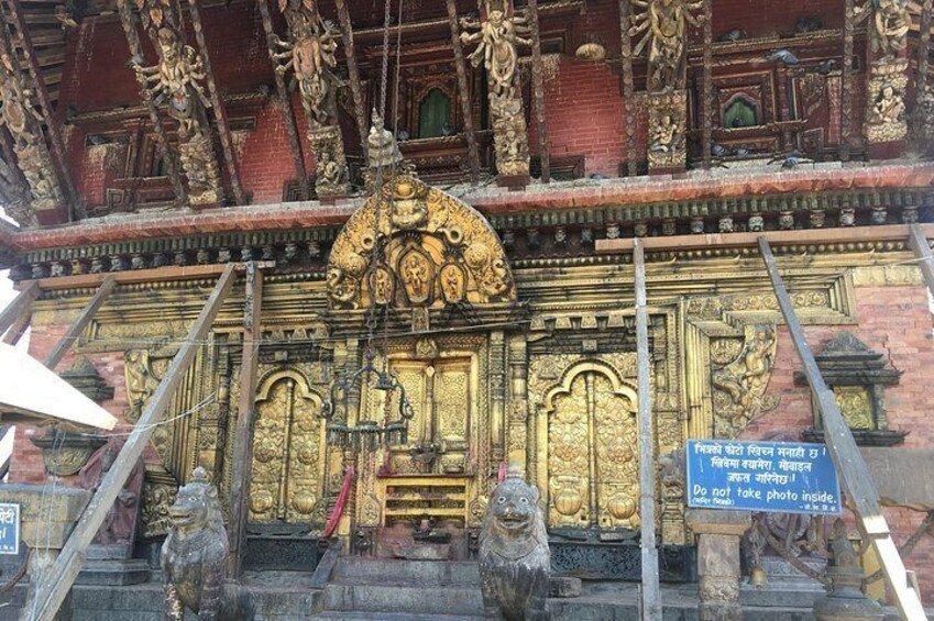 Architecture at ChanguNarayan Temple.