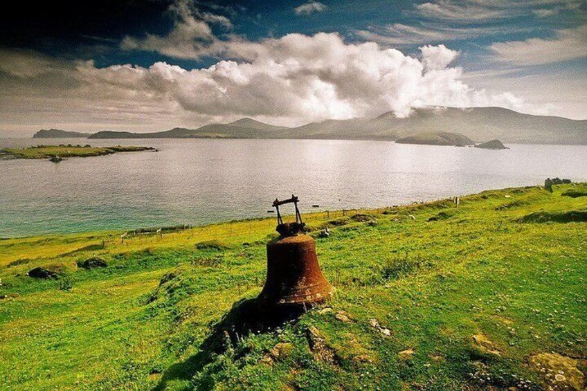 View from the coffee shop on the Great Blasket Island 