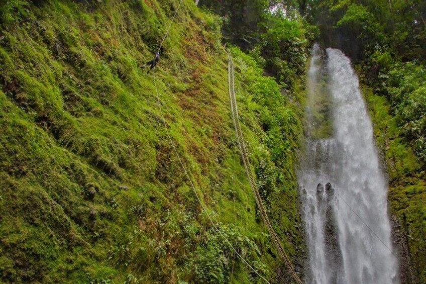 AMA Rappel Mundo Aventura Zip Line Rappel HorseBR & Maleku Villa
