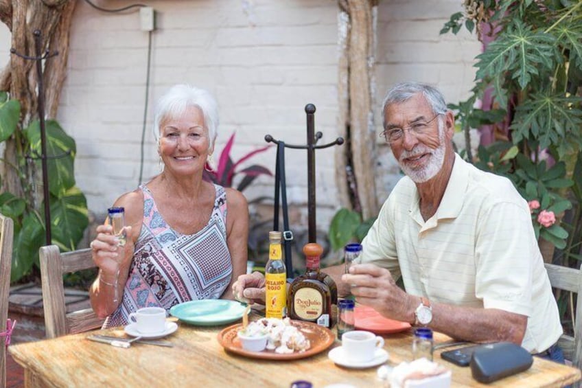 Sip a Mexican spirit at the end of our tour
