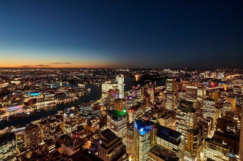 Sydney Tower View by Night