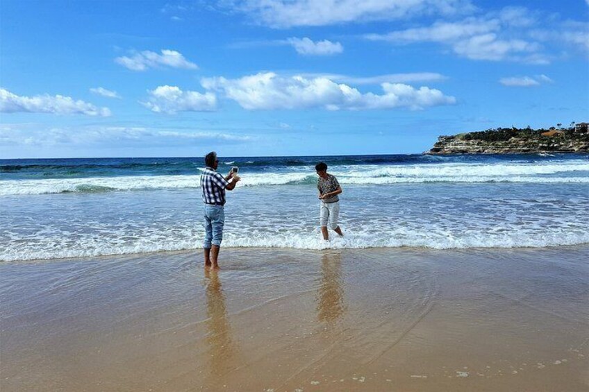 There's plenty of time to have some fun and dip your toes in the water at Bondi Beach!