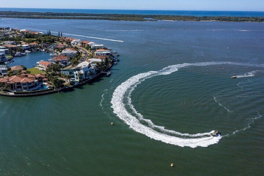 Paradise Jet Boating Gold Coast, Sovereign Island Mansions