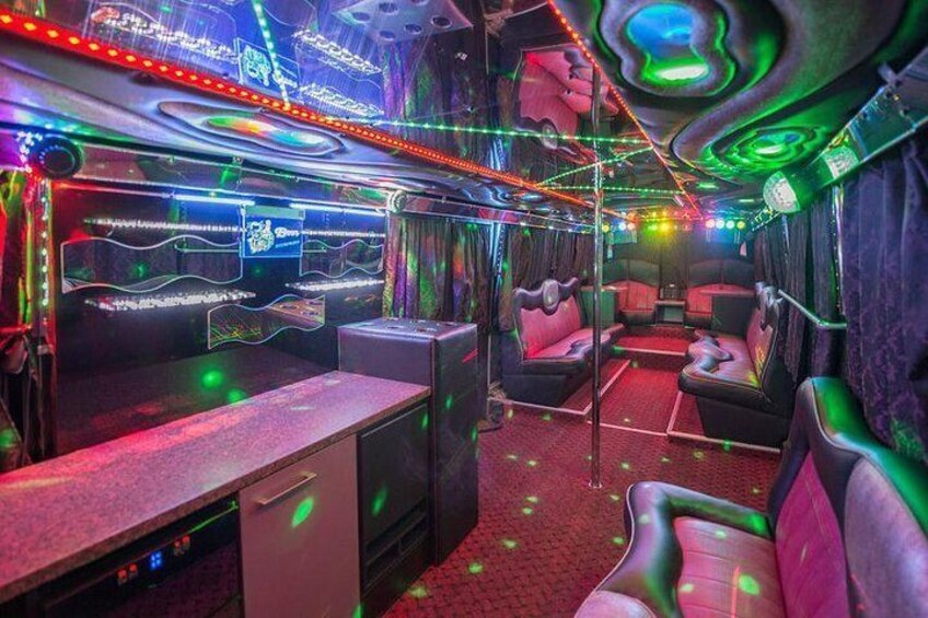 Party Bus & Dancer for 6 hours in Vilnius