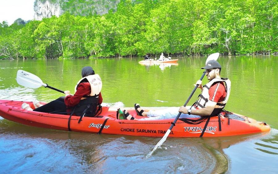 Full Day Tour Sea Cave Kayaking at Bor Thor Krabi