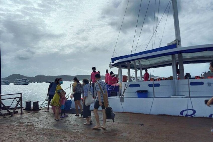Coral Island and Raya by Catamaran Yacht 