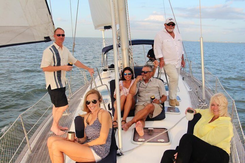 Friends Sailing
