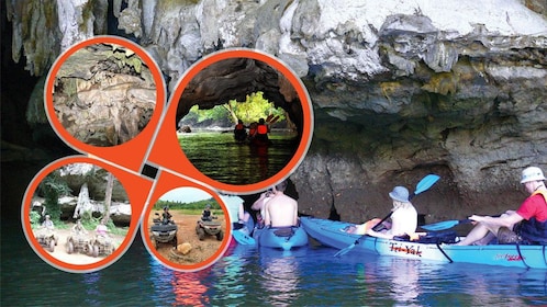 Kayak en cuevas marinas en Bor Thor Krabi con paseo en quad