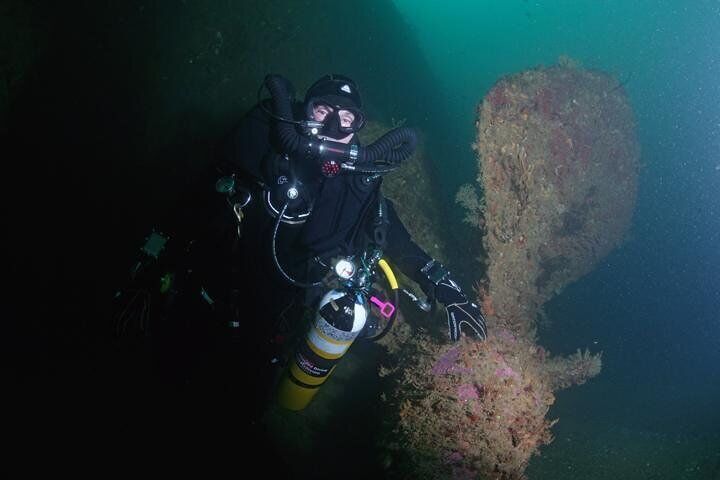 Down on the propeller - Waikato 