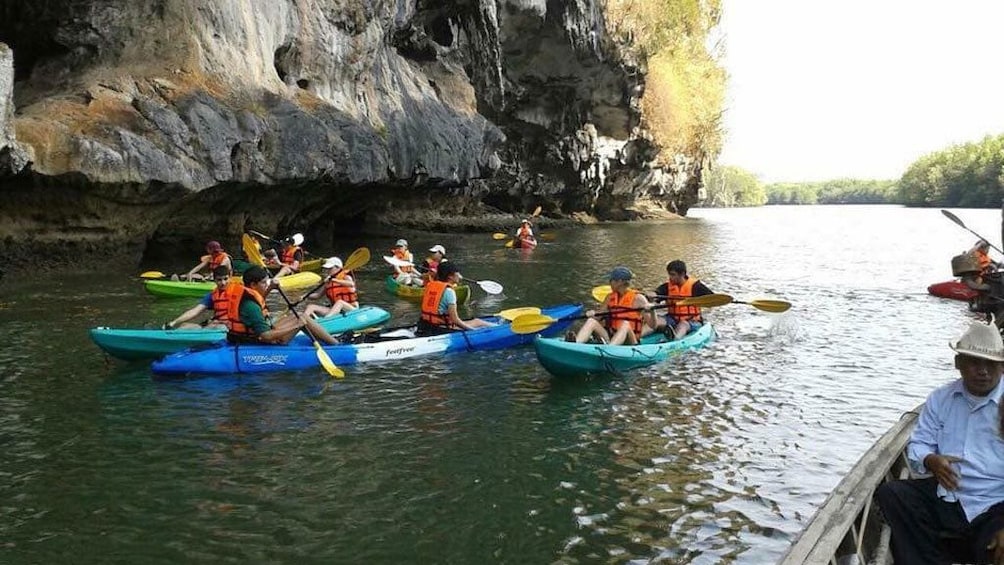 Full Day Tour Sea Cave Kayaking at Khao Karos Krabi