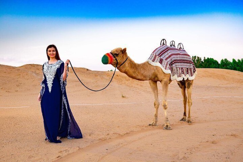 Camel riding and photoshoots