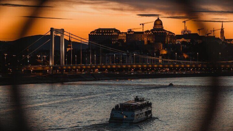 Buda Castle and M/S Neptun