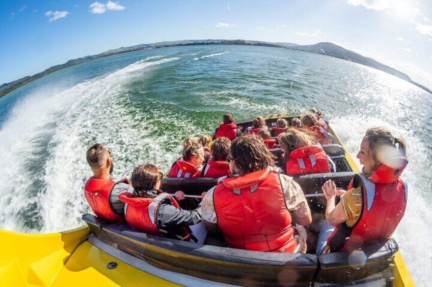 Katoa Jet Boat tour on Lake Rotorua