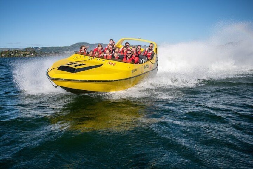 Katoa Jet Boat tour on Lake Rotorua