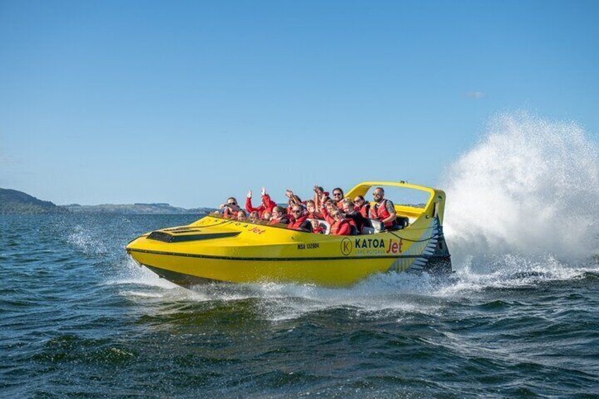 Katoa Jet Boat tour on Lake Rotorua