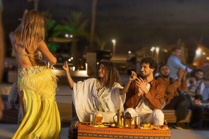 Dubai Desert Camp Dinner with BBQ, Dinner, Camel Ride & Shows