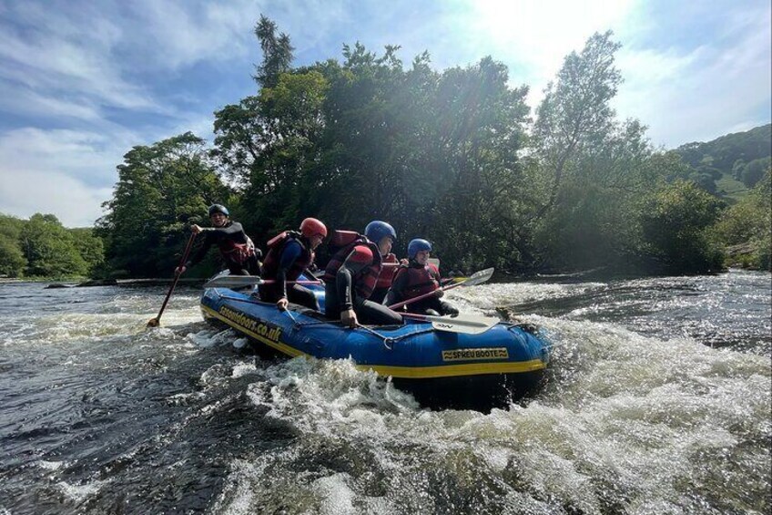 Whitewater Rafting on the River Dee from Llangollen