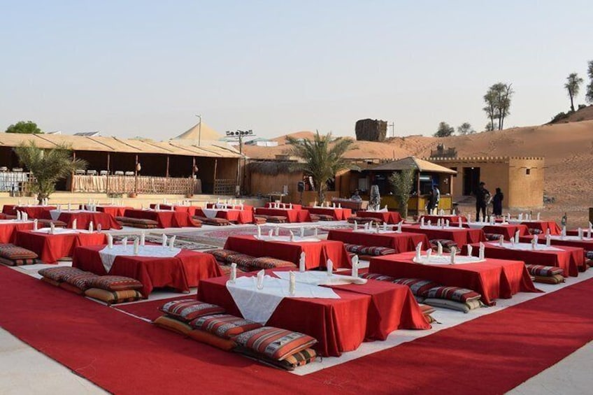 Dinner at Bedoui Oasis Camp