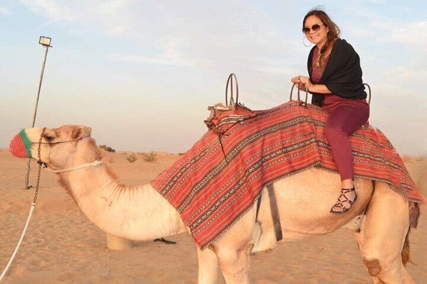 Sunset Camel Ride Including BBQ Dinner From Ras Al Khaimah