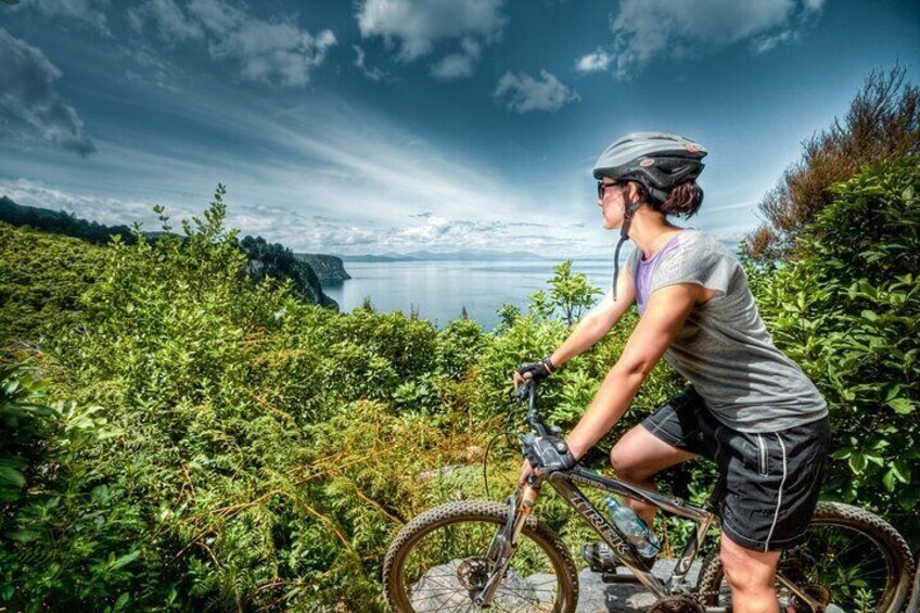 Lake Taupo - Maori Rock Carvings Package (Mountain Biking & Kayaking)