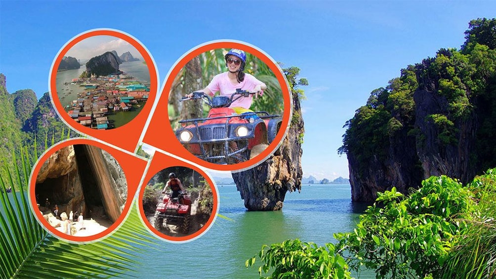 James Bond Island Tour with ATV Riding from Krabi