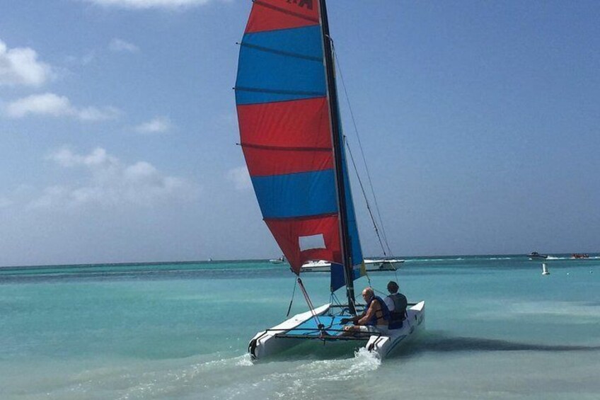 sailboat rental in aruba