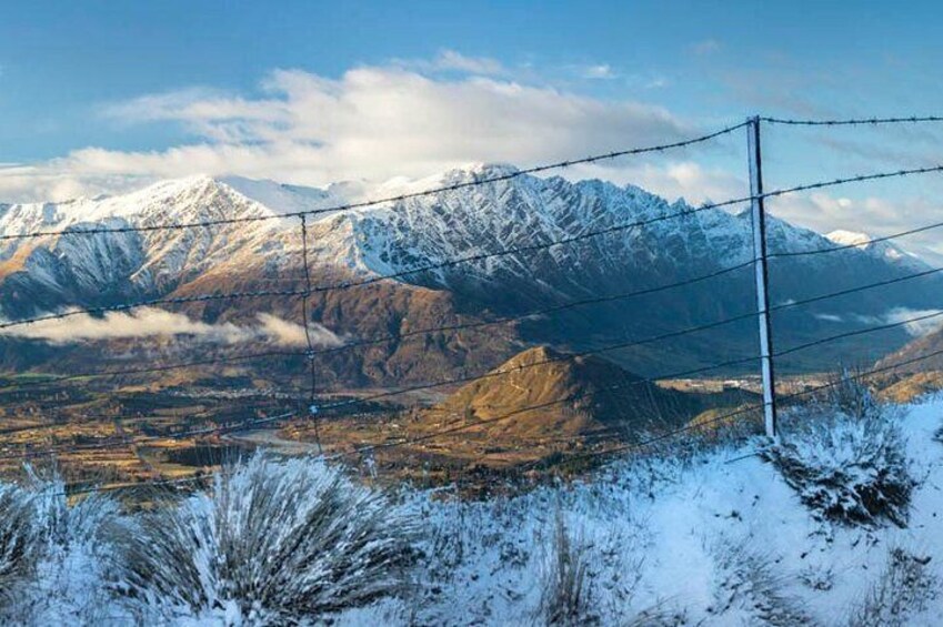 Snow covered Remarkables Range