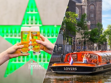 Combo Ámsterdam: experiencia Heineken y crucero por los canales de 1 hora