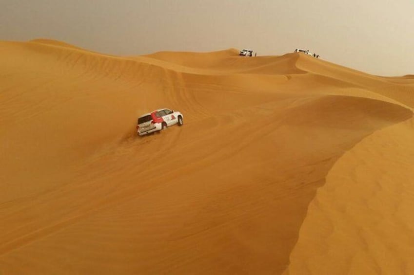 Show item 2 of 2. Guided Day Tour to Desert Safari-Dune Bashing with Dinner in Dubai