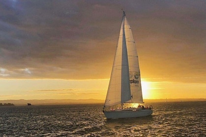 Crociera in barca a vela nel porto di Auckland con cena a tre portate