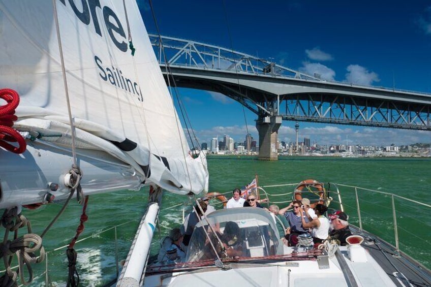 Auckland Harbour Sailboat Cruise Including Three Course Dinner