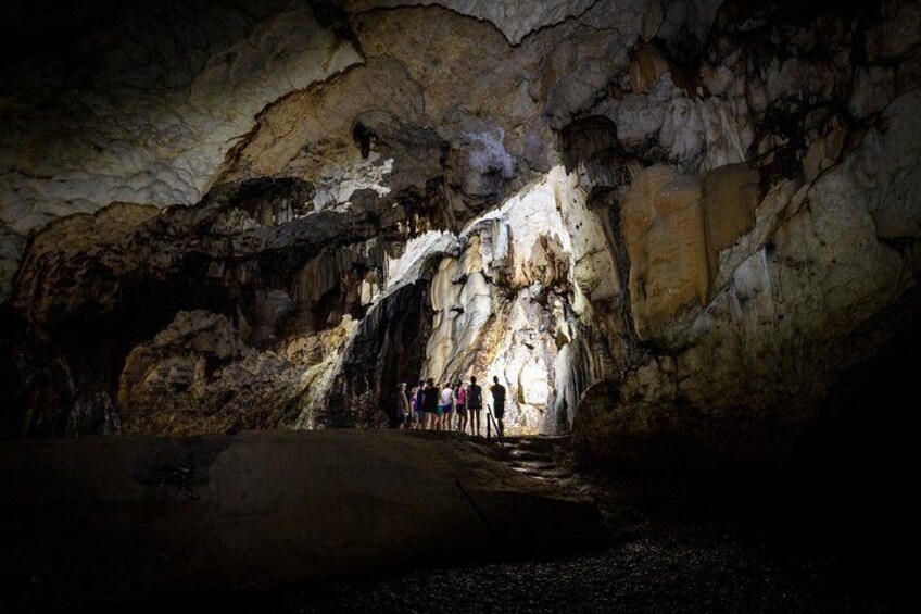 Inside the beautiful Naihehe Cave