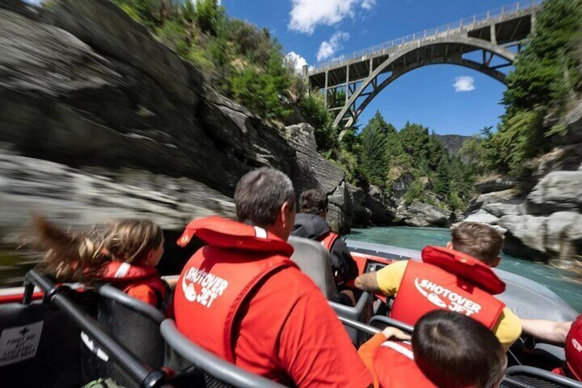 Shotover River Extreme Jet Boat Ride in Queenstown, New Zealand