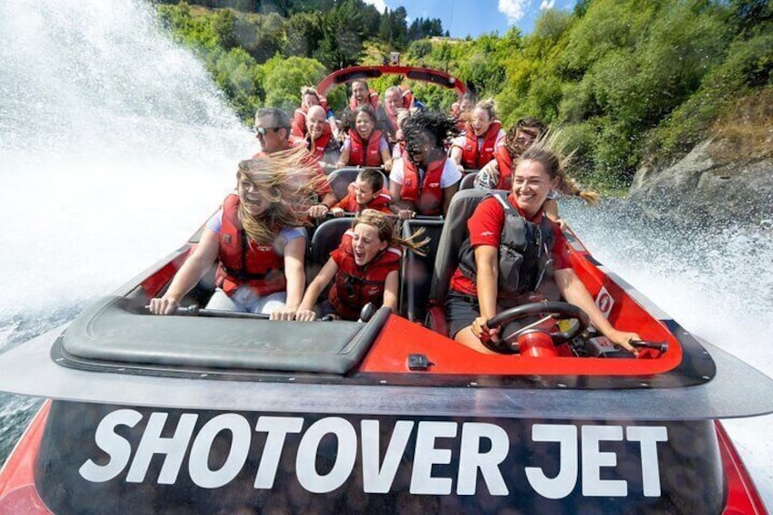 Shotover River Extreme Jet Boat Ride in Queenstown, New Zealand