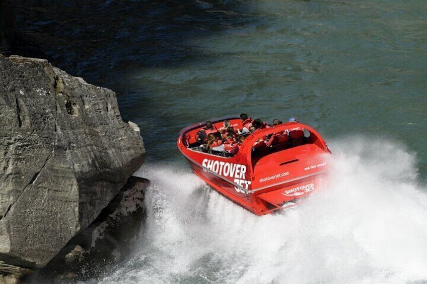 Shotover River Extreme Jet Boat Ride in Queenstown, New Zealand