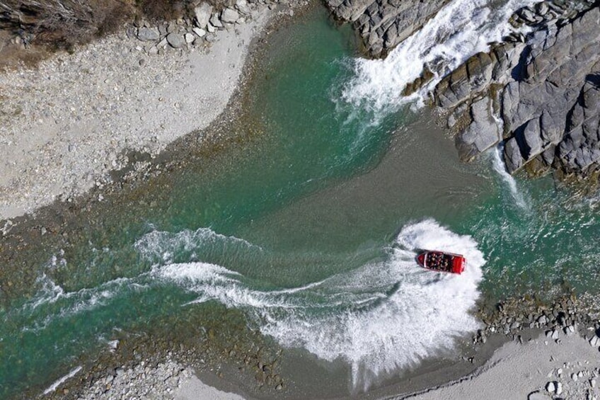 Shotover River Extreme Jet Boat Ride in Queenstown, New Zealand