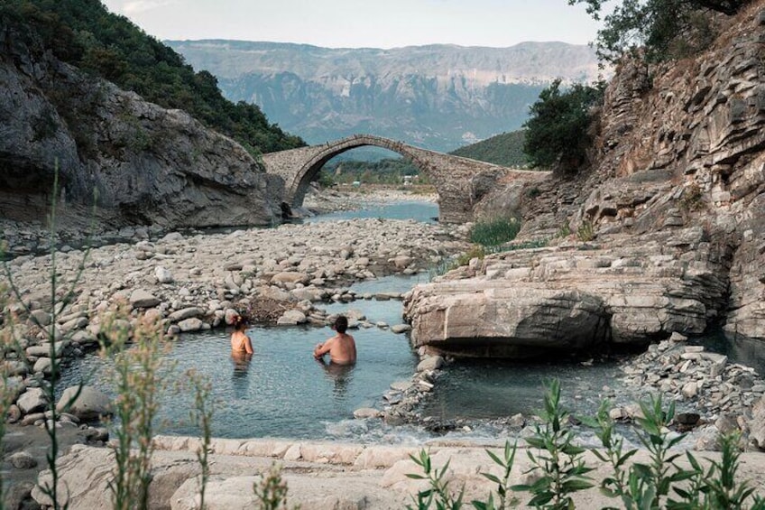 Visit Benje Thermal Baths & Kelcyra Waterfall & Langarica Canyon