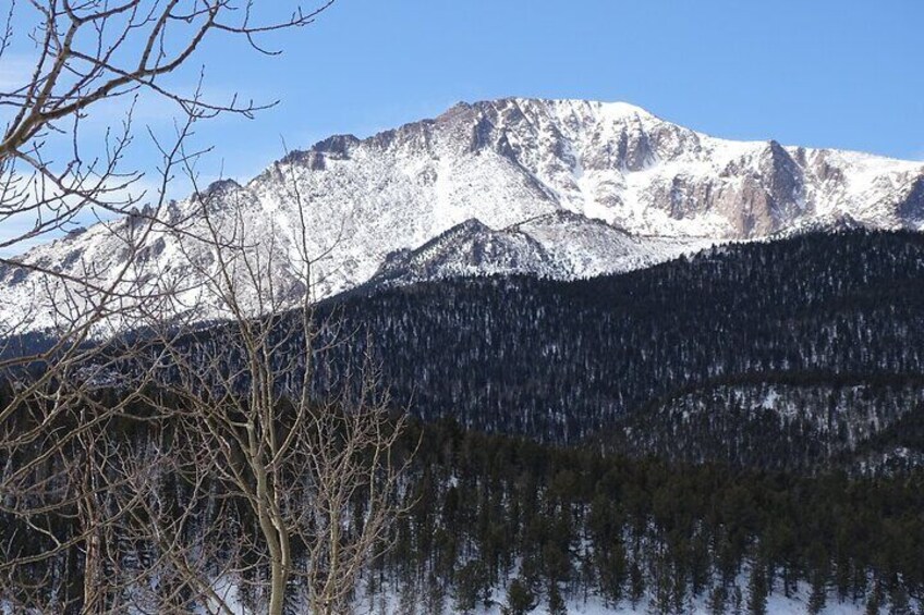 Snowy Pikes Peak